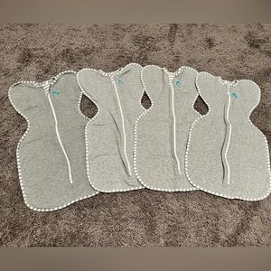 Bundle of 4 - Love To Dream Swaddle UP Swaddle Wrap - Gray Sz Small 8-13 lbs